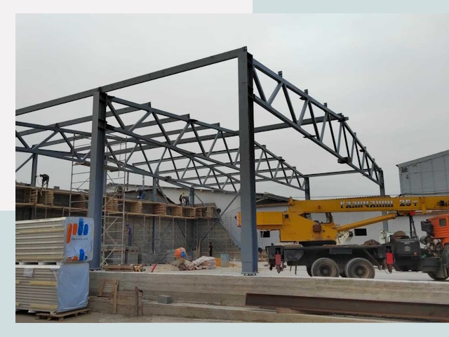 Строительство цехов в Великом Устюге