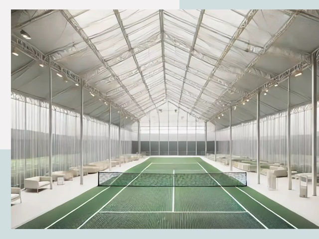 Строительство теннисных кортов в Великом Устюге