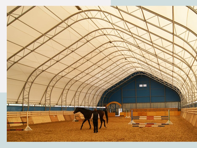 Строительство конных манежей в Великом Устюге