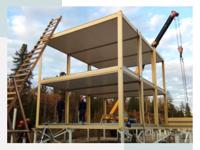 Строительство модульных здания Великий Устюг