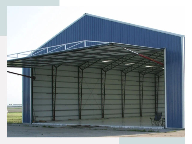 Прямо стенные ангары в Великом Устюге