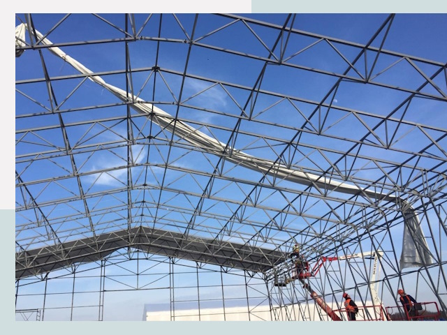 Шатровые ангары от 611 руб. в Великом Устюге и Вологодской области