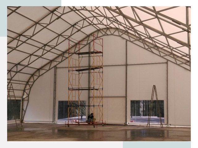 Шатровые ангары в Великом Устюге