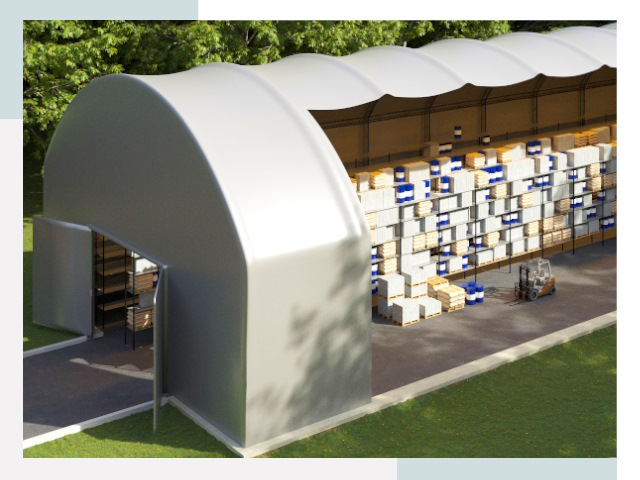 Тентовые ангары в Великом Устюге