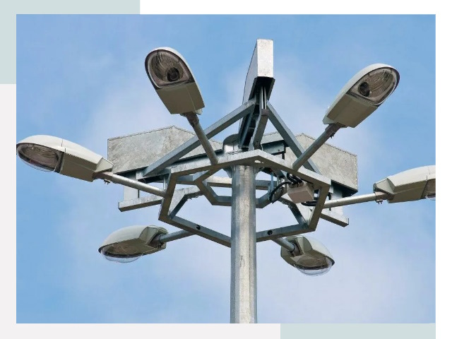 Монтаж осветительных мачт в Великом Устюге