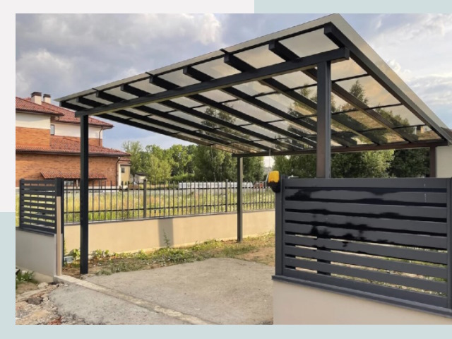 Металлические навесы в Великий Устюг от 611 руб. за м²