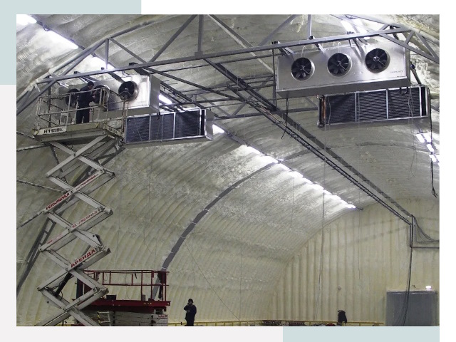 Оснащение ангаров в Великом Устюге