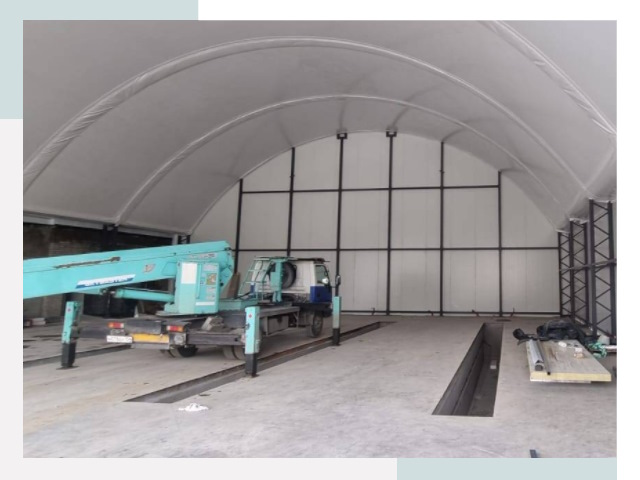 Внутреннее оснащение ангаров в Великом Устюге