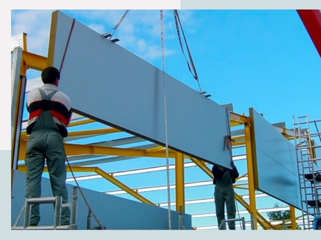 Монтаж сэндвич-панелей в Великом Устюге от 611 руб.